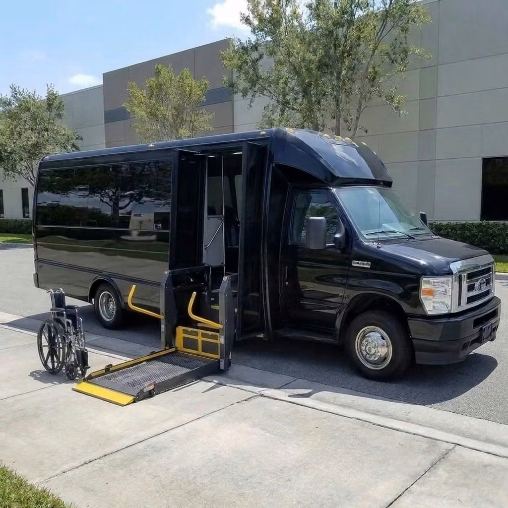 adelanto 18 passenger minibus wheelchair lift