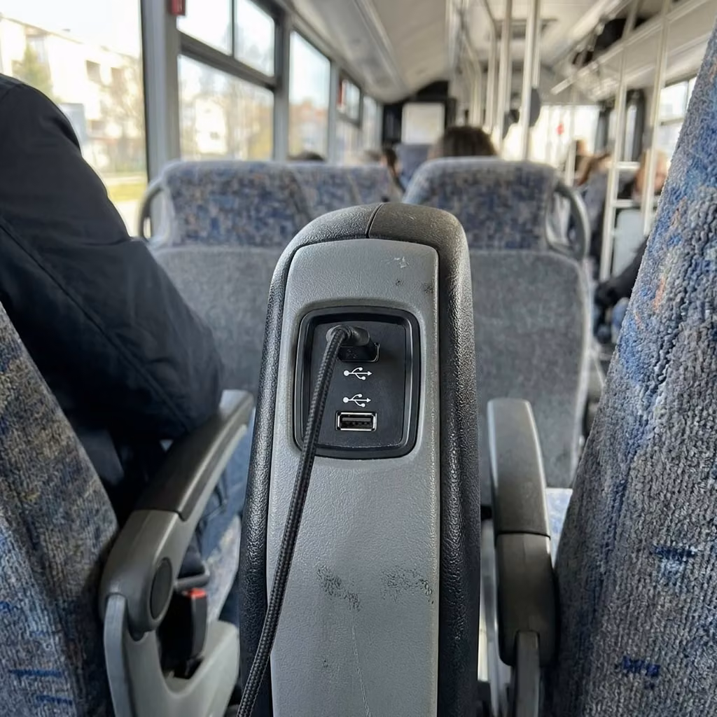 adelanto 28 passenger minibus usb charging