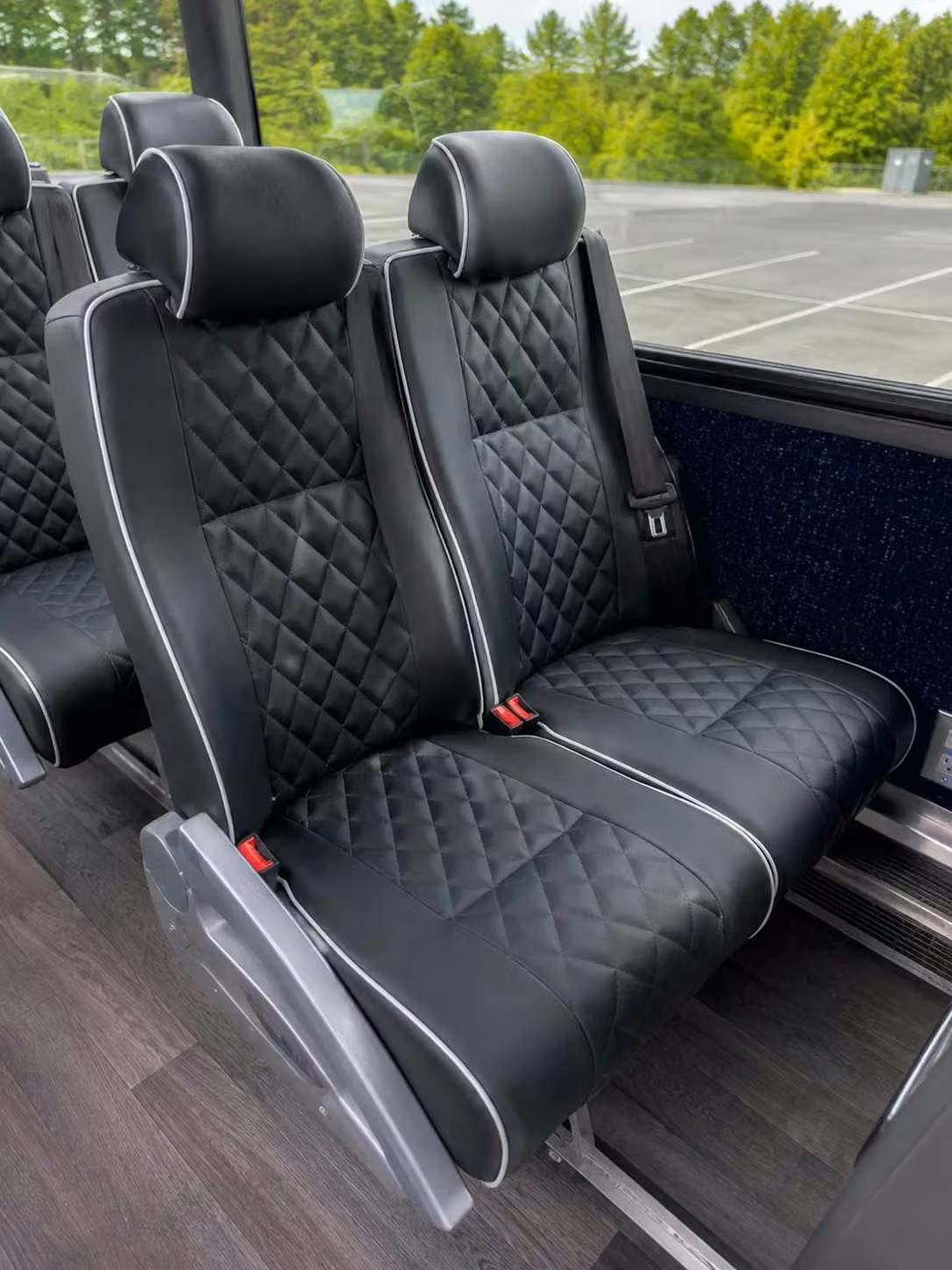 adelanto 56 passenger charter bus reclining seats