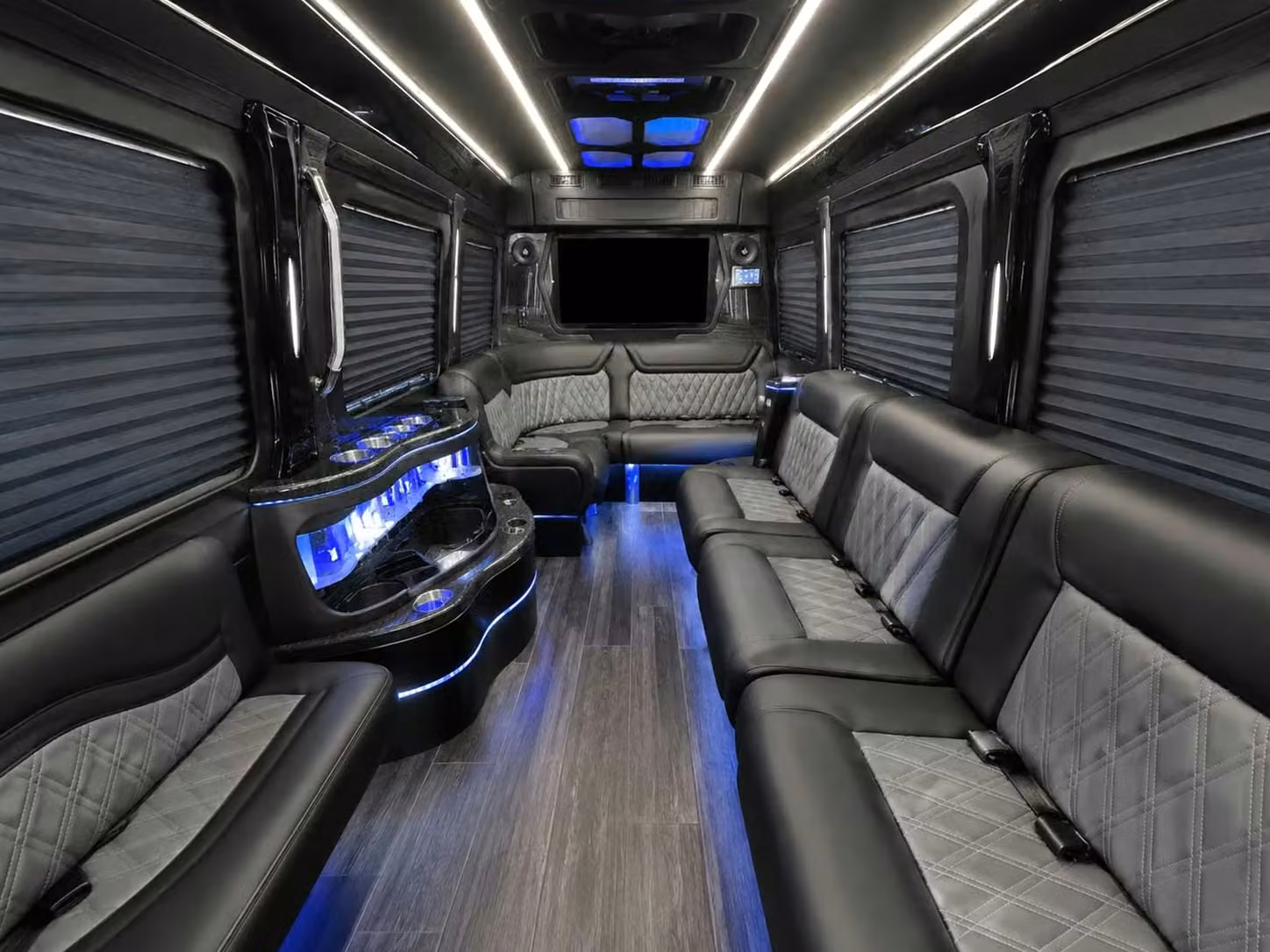 adelanto group transportation for pre show happy hours and encore nights out