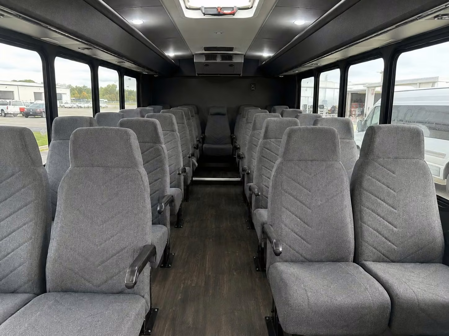 15 passenger minibus interior